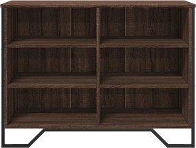 vidaXL Ντουλάπι Καφέ Δρυς 101x35,5x74,5 εκ. Επεξεργασμένο Ξύλο