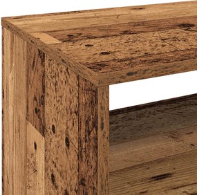 vidaXL Βάση πικάπ Παλαιωμένο ξύλο 71 x 39,5 x 83 εκ.