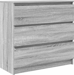 vidaXL Ντουλάπι Γκρι Sonoma 80x35x76 εκ. Επεξεργασμένο Ξύλο