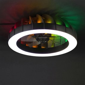 ΑΝΕΜΙΣΤΉΡΕΣ FANORA PLAFONDVENTILATOR MET LAMP - ZWART - BRILLI