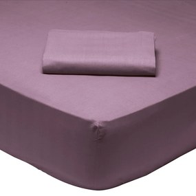 Σεντόνι 1010 Με Λάστιχο Purple Das Home Υπέρδιπλo 160x235cm 100% Βαμβάκι