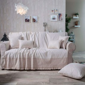 Ριχτάρι Firenze 01 Sand Teoran Two-seater 180x250cm Βαμβάκι-Πολυέστερ