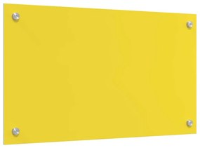 vidaXL Κίτρινο Πλακάκι Κουζίνας 70x40x0,6 cm από Σκληρυμένο Γυαλί