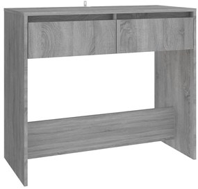 vidaXL Τραπέζι Κονσόλα Γκρι Sonoma 89x41x76,5 εκ. Επεξεργασμένο Ξύλο