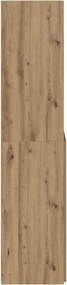 vidaXL Highboard Artisan Oak 80 x 42,5 x 185 εκ Επεξεργασμένο ξύλο