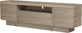 Έπιπλο τηλεόρασης Derden pakoworld sonoma 197x38x58εκ