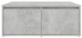 vidaXL Τραπεζάκι Σαλονιού Γκρι Σκυρ. 80 x 80 x 31 εκ. Μοριοσανίδα