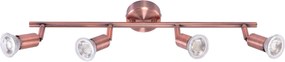 Σποτ Πολύφωτο Homelighting Saba 77-3549 Copper
