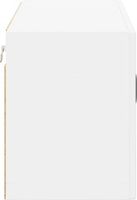 vidaXL Ραφιέρα τοίχου LUCCA Λευκό 80 x 31 x 40 εκ Επεξεργασμένο Ξύλο