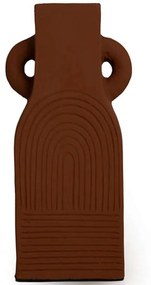 Διακοσμητικό Βάζο Dorus 0750006 17,5x10,5x32cm Terracotta Soulworks Clay