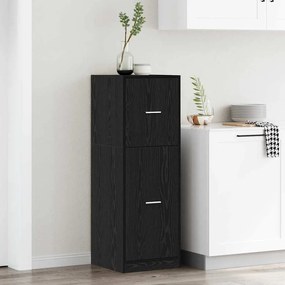 vidaXL Φαρμακοποιϊκή Ντουλάπα Μαύρη δρυς 40 x 41 x 118 εκ.
