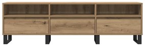 vidaXL Έπιπλο Τηλεόρασης τεχνίτης Δρυς 150x30x44,5 εκ.