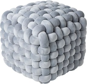 Πουφ (43x43x40) Das Home Stool line Γκρι