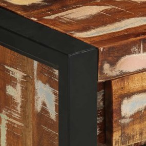 vidaXL Κομοδίνα 2 τεμάχια Πολύχρωμο Στερεό ακατέργαστο ξύλο Mango