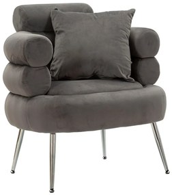 Πολυθρόνα με Μαξιλάρι SILVERY PLUS 68x78