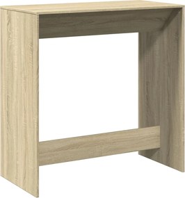 vidaXL Τραπέζι Μπαρ Sonoma Δρυς 102x50x103,5εκ. Επεξεργ. Ξύλο
