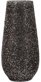 Βάζο Mosaic 967-225-006 18x36cm Grey Γυαλί