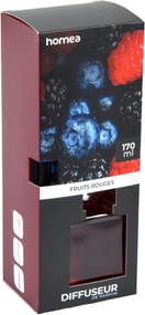ΑΡΩΜΑΤΙΚΆ XΏΡΟΥ ΜΕ STICKS 170ML SQUARE DIFFUSER ESSENTIAL SCENT RED FRUITS
