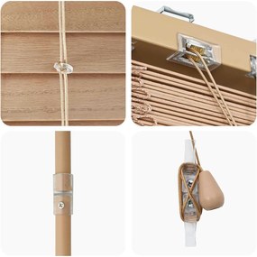 vidaXL Βενετσιάνικη Σκίαση Όψη Δρύς 40 x 160 cm 35 mm