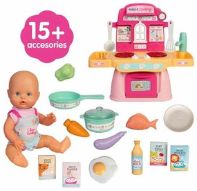 Κούκλα μωρού Famosa Magic Cooking 30 cm