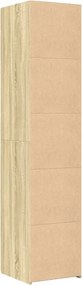 vidaXL Ντουλάπι Sonoma Δρυς 40x42,5x185 εκ. από Επεξεργασμένο Ξύλο