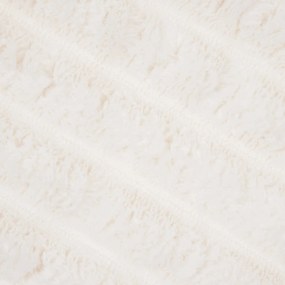 vidaXL Κουβέρτα Κρεμ 200 x 150 cm Μαλλί