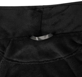 vidaXL Ρόμπα χωρίς Κουκούλα Μαύρο l Φανέλα