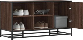 vidaXL Πάγκος παπουτσιών καφέ δρυς 100x40x53,5 cm