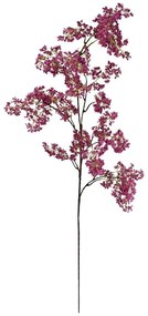 Τεχνητό Λουλούδι Λαγκεστρέμια Indica 6251-7 150cm Red Supergreens Polyethylene,Fabric