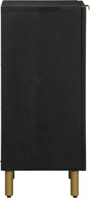 vidaXL Ραφιέρα Μαύρη 40x33x75 εκ. από Επεξεργασμένο Ξύλο