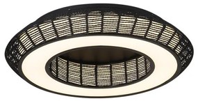 Πλαφονιέρα Φωτιστικό Οροφής LED 64W Μαύρο 3000Κ-6000Κ Dimmable Zeus-60-BK Sunlight-ZEUS-60-BK-Μαύρο ZEUS-60-BK