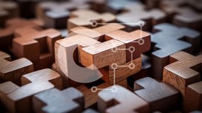 Intra Συλλεκτικό Ξύλινο Παζλ Plywood  4mm - Κυκλική διάταξη από ξύλινα κομμάτια παζλ Σε Ξύλινο Κουτί - Διαστάσεις Puzzle: 10x10 cm – 25 κομμάτια