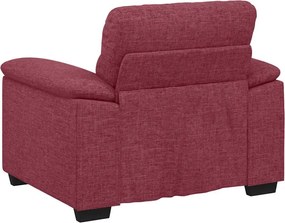 vidaXL Πολυθρόνα-Καναπέ Κόκκινη 100 x 81 x 84 εκ. Ύφασμα