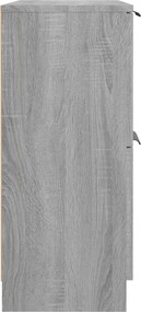 vidaXL Ντουλάπι Γκρι Sonoma 60 x 30 x 70 εκ. από Επεξεργασμένο Ξύλο