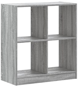 vidaXL Βιβλιοθήκη Γκρι Sonoma 68,5x32x75 κ. από Επεξεργ. Ξύλο
