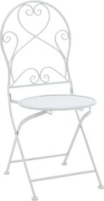 Τραπεζαρία Walen pakoworld σετ 3τεμ μέταλλο λευκό