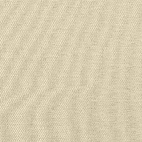 vidaXL Κουνιστή Πολυθρόνα Κρεμ Υφασμάτινη