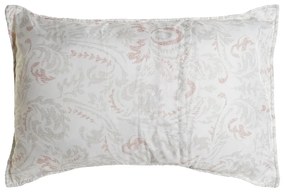 Μαξιλάρι DKD Home Decor Λευκό πολυεστέρας Λουλουδάτο 60 x 10 x 40 cm