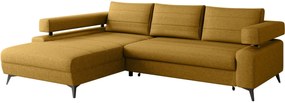 Γωνιακός καναπές Rosa-Moustardi-Αριστερή - 265.00Χ184.00Χ88.00cm