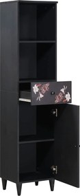 vidaXL Ντουλάπι Μπάνιου με συρτάρι Πολύχρωμο 38 x 33,5 x 160 εκ