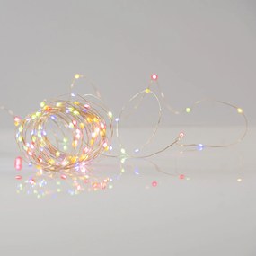 Διακοσμητική Γιρλάντα Με 100 Mini LED Φωτάκια &amp; 11 Προγράμματα Eurolamp 600-11742