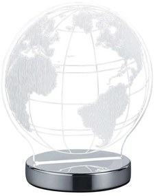 Φωτιστικό Γραφείου Globe R52481106 7W 400Lmn - 3000-4000-6500K Chrome RL Lighting