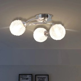 Φωτιστικό Οροφής με 3 LED Λαμπτήρες G9 120 W - Λευκό