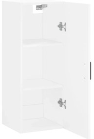 vidaXL Ντουλάπι Τοίχου Λευκό 34,5 x 34 x 90 εκ.