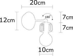 Wall Lamp Demre - N-1206 Black