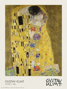 Αφίσα The Kiss (1908), Gustav Klimt