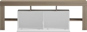 Έπιπλο τηλεόρασης Liner pakoworld sonoma-λευκό 150x40x50εκ