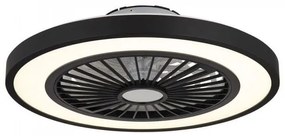 Ανεμιστήρας Οροφής LED 45W Μαύρο-Λευκό Dimmable Blizzak 03653 Globo Lighting 03653 Μαύρο