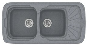 Sanitec Classic 304 Metallic Silver Νεροχύτης