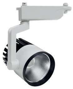 Σποτ Ράγας T00102 μεταλλικό LED 30W 4000K Inlight-T00102-WH-Μαύρο-Λευκό T00102-WH